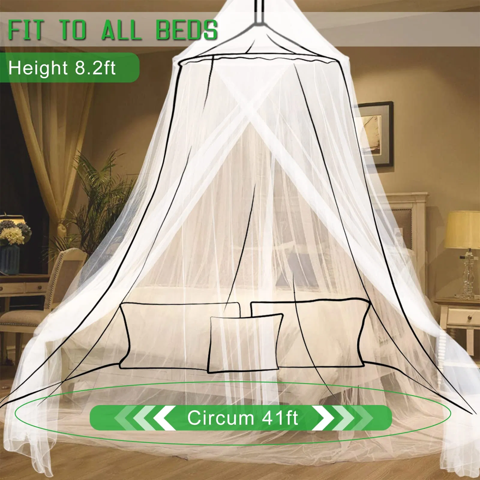 Bed Canopy Bed Curtains Mosquito Netting Bed Tent Canopy Mosquito Net