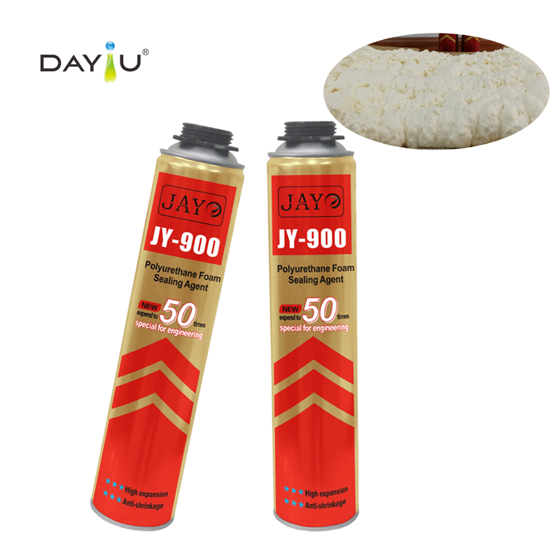 Factory Supply 750ml PU Spray Foam High Expansion Insulation Foam for Sealing Gaps, Waterproof & Energy Saving, OEM Supported