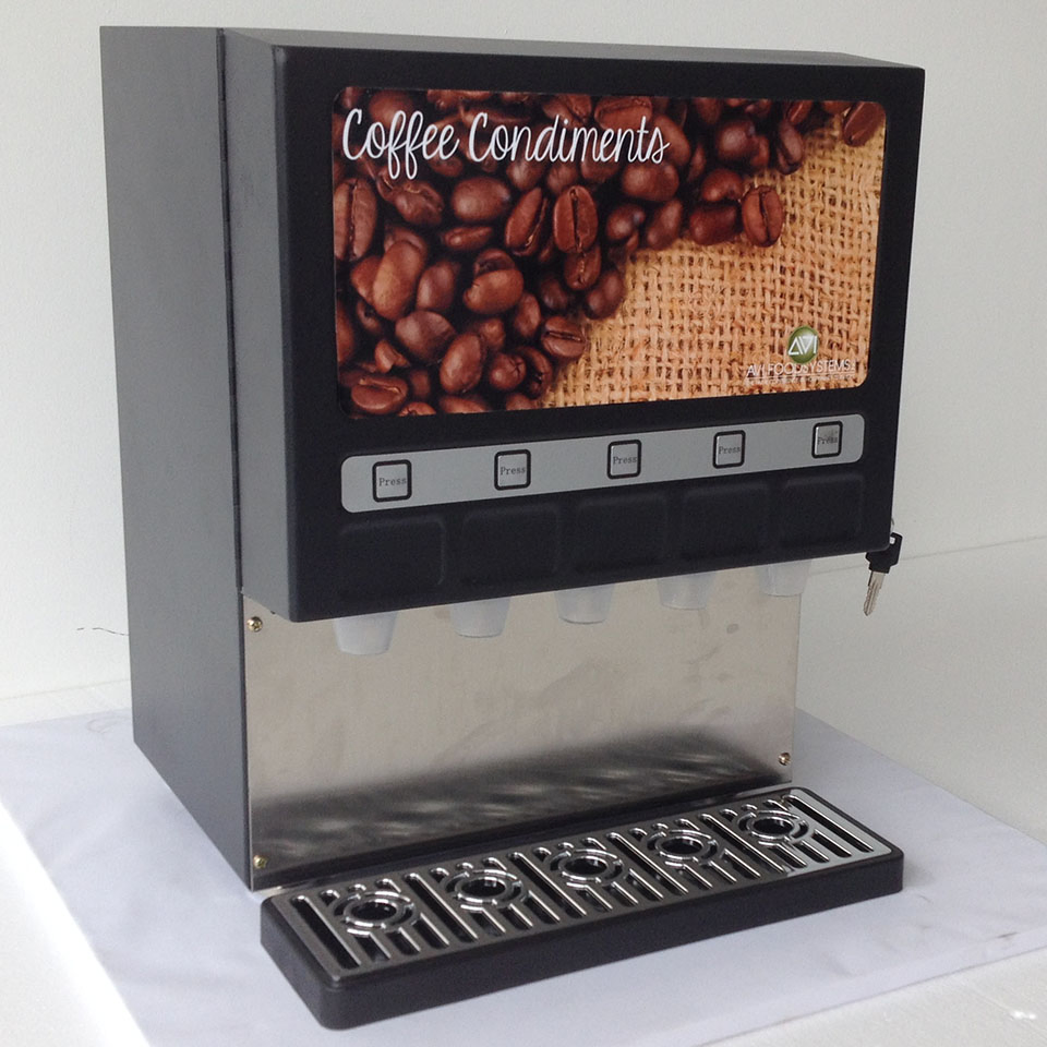 5-Selection Instant Drink, Soup, Sugar, Chocolate & Coffee Powder Dispenser (HV201)