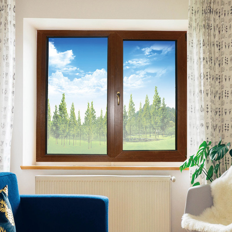 Factory UPVC Casement Window Janelas PVC Insulated Windows