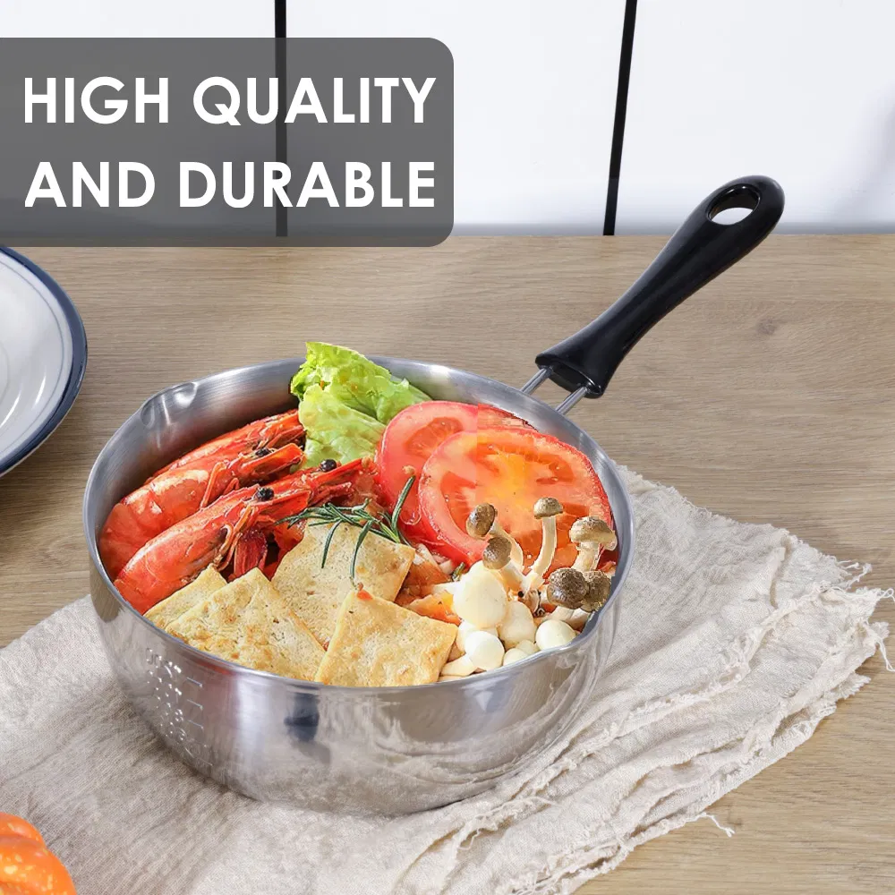 New Design Kitchenware Cooking Set Pans Yukihira Saucepan Stainless Steel Pot