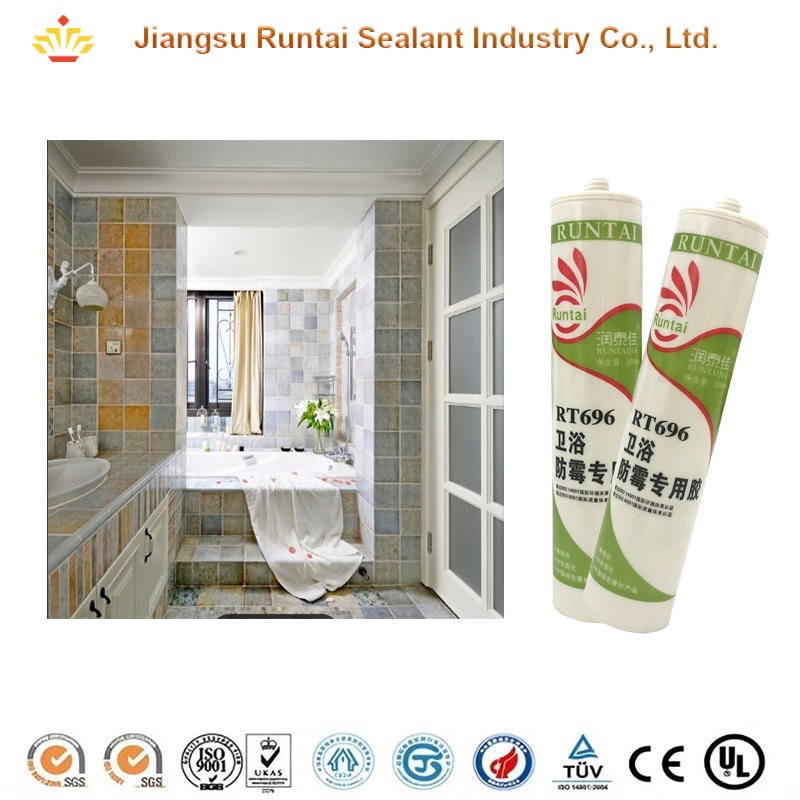 Fast-Acting Waterproof Silicone Sealant for Kitchen & Bath