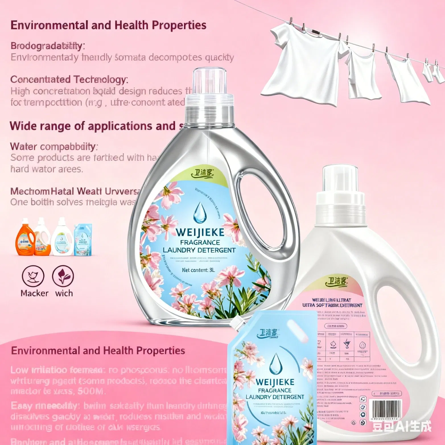 Green Cleaning Liquid: Sustainable Laundry Care Option From China