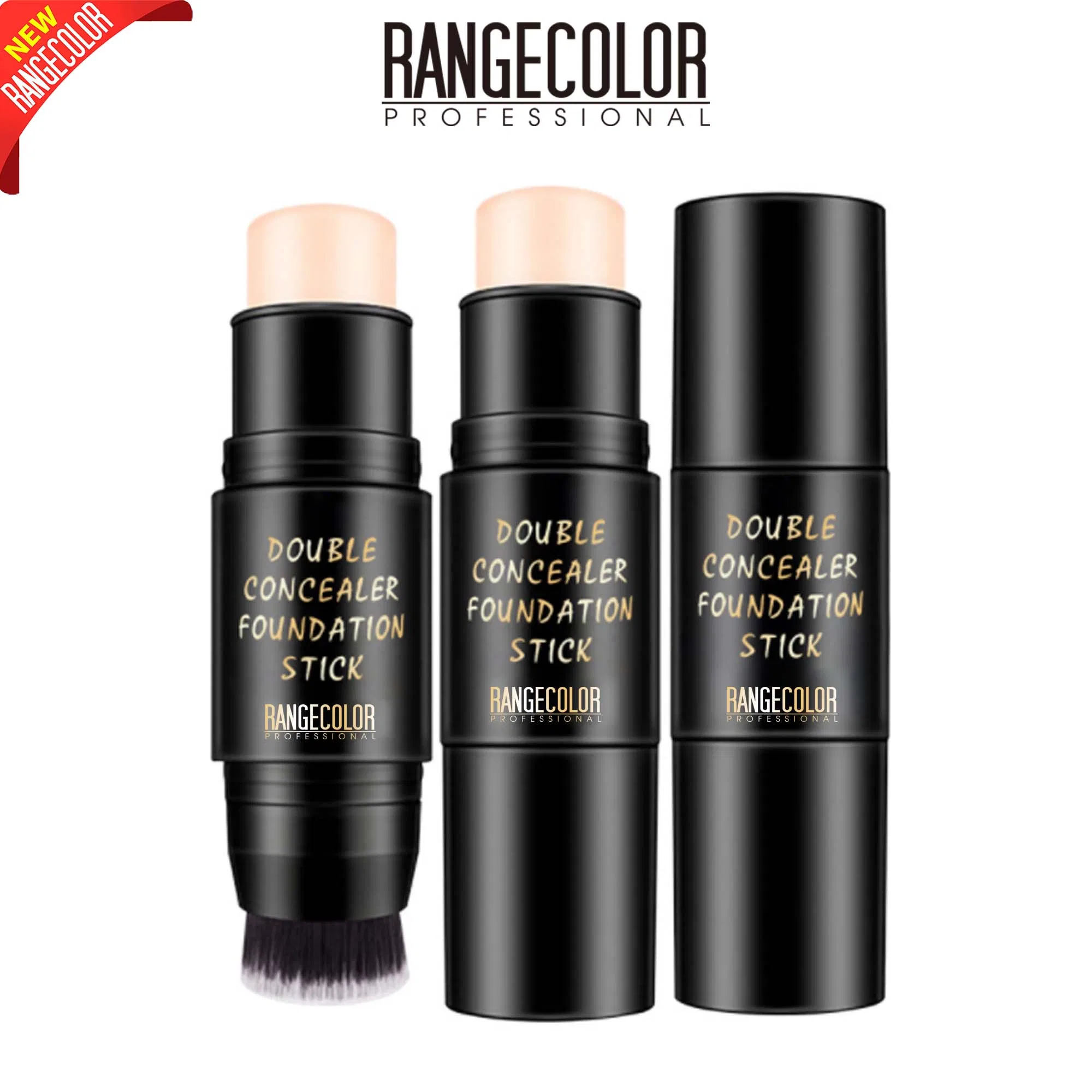 Unique Concealer Stick Double End Foundation Stick with Brush Custom Logo Full Coverage Solid Foundation with Private Label Service