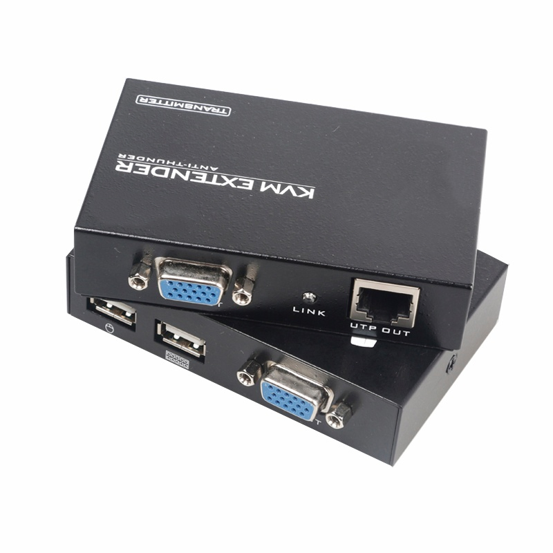 KVM-удлинитель VGA/HDMI по Ethernet, 100 м, 1080P