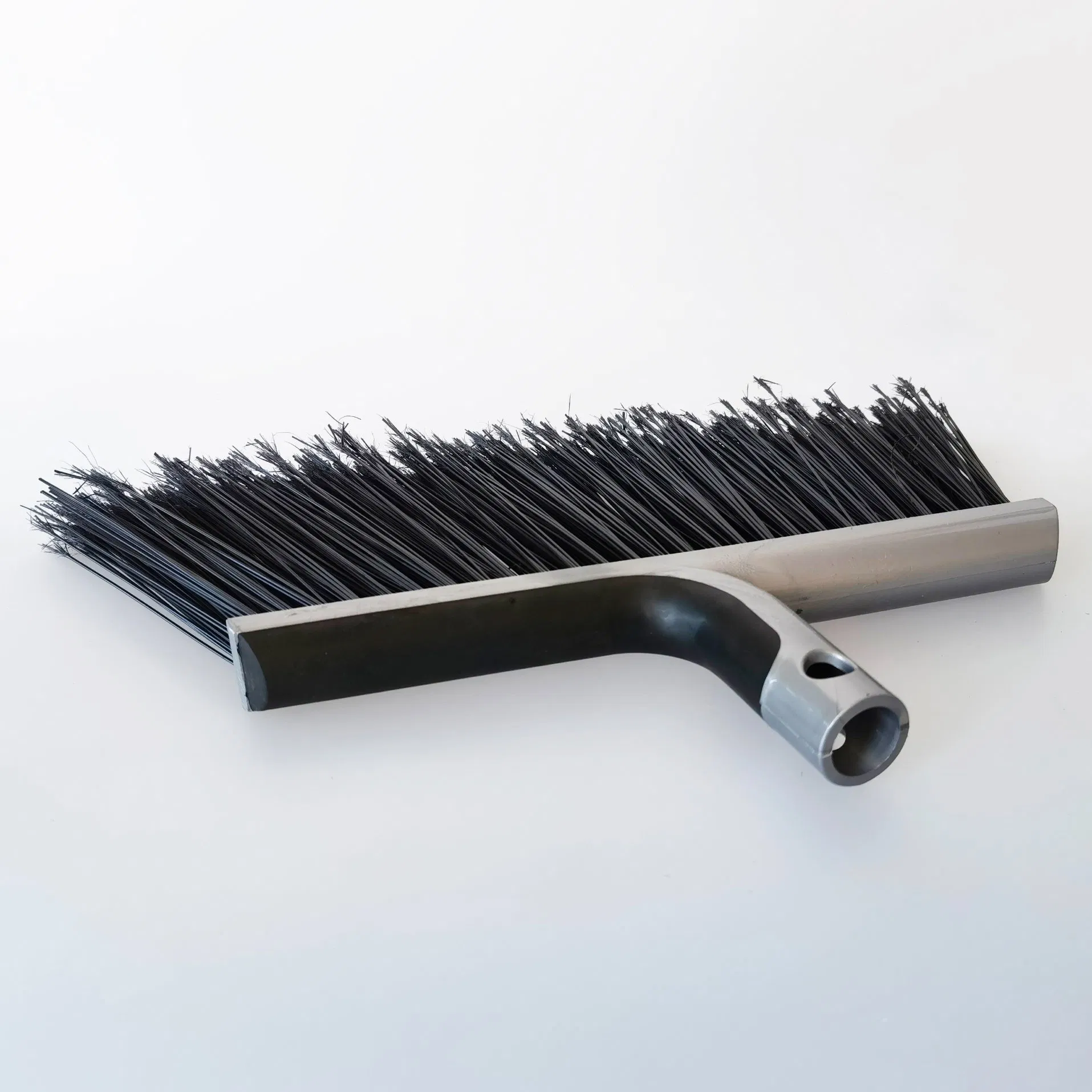Dual Color Outdoor Broom with Stiff Bristles for Efficient Cleaning