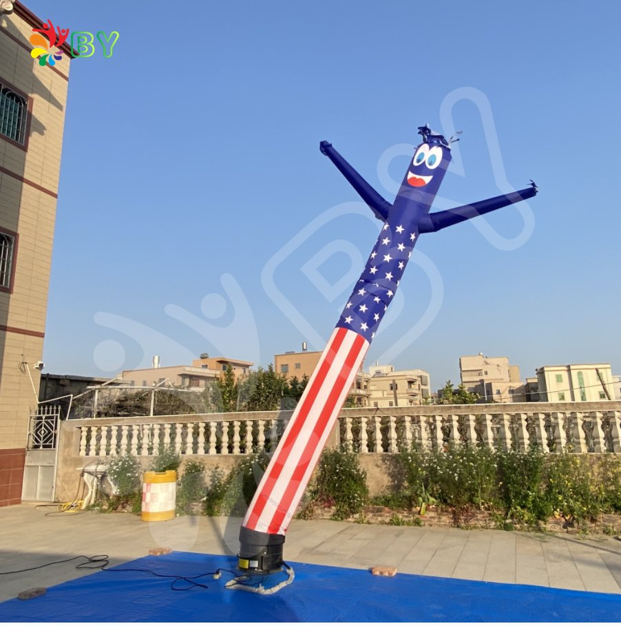 Popular Different Colors 20FT High Advertising Inflatable Sky Air Dancers From China Factory