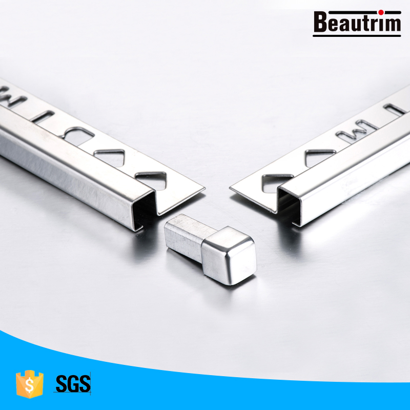 Stainless Steel Premium 6mm 8mm Tile Edge Trim