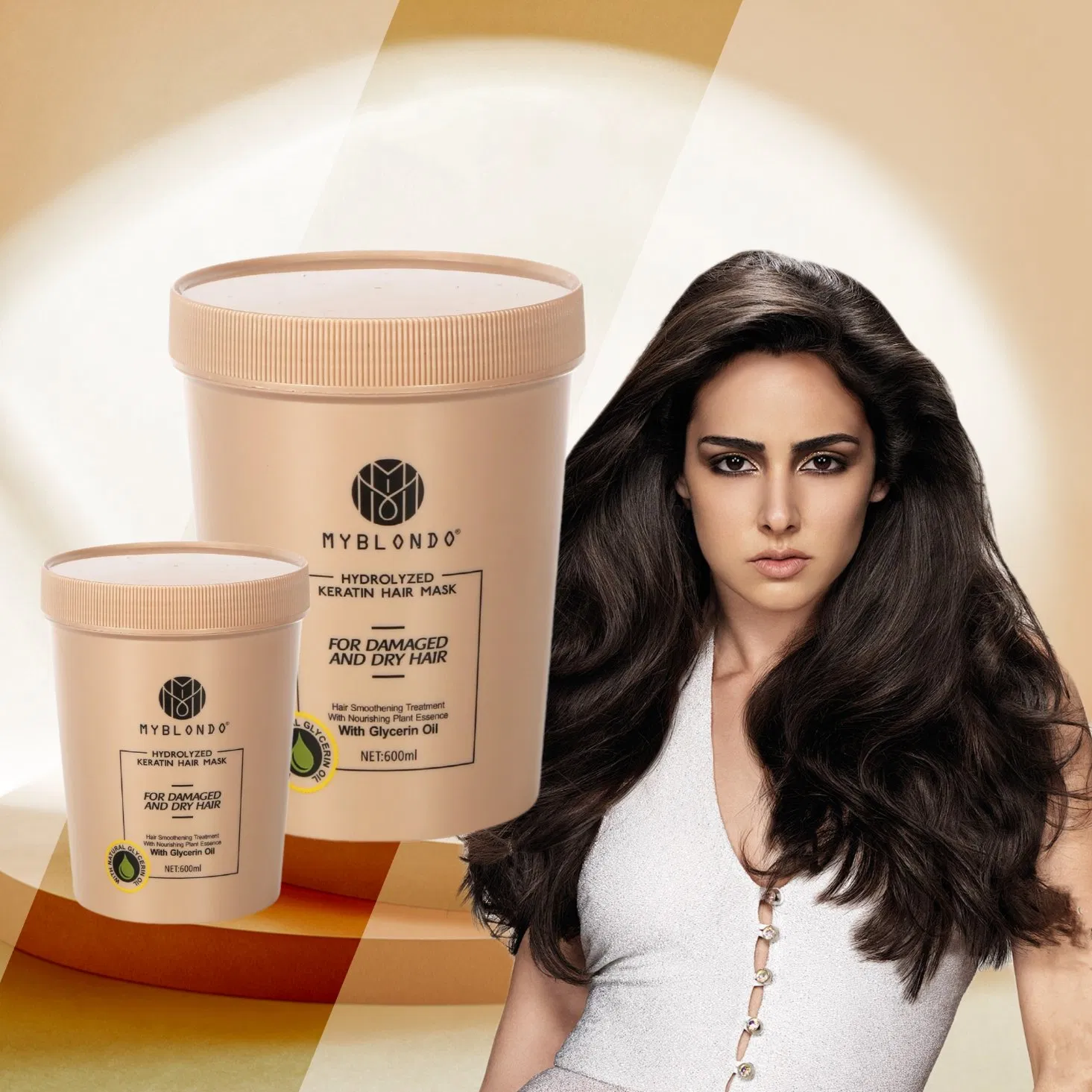 OEM Best Nourishing Hair Mask for Dry Damaged Hair Very Cheap Price 600ml Deep Repair Protein Hair Mask