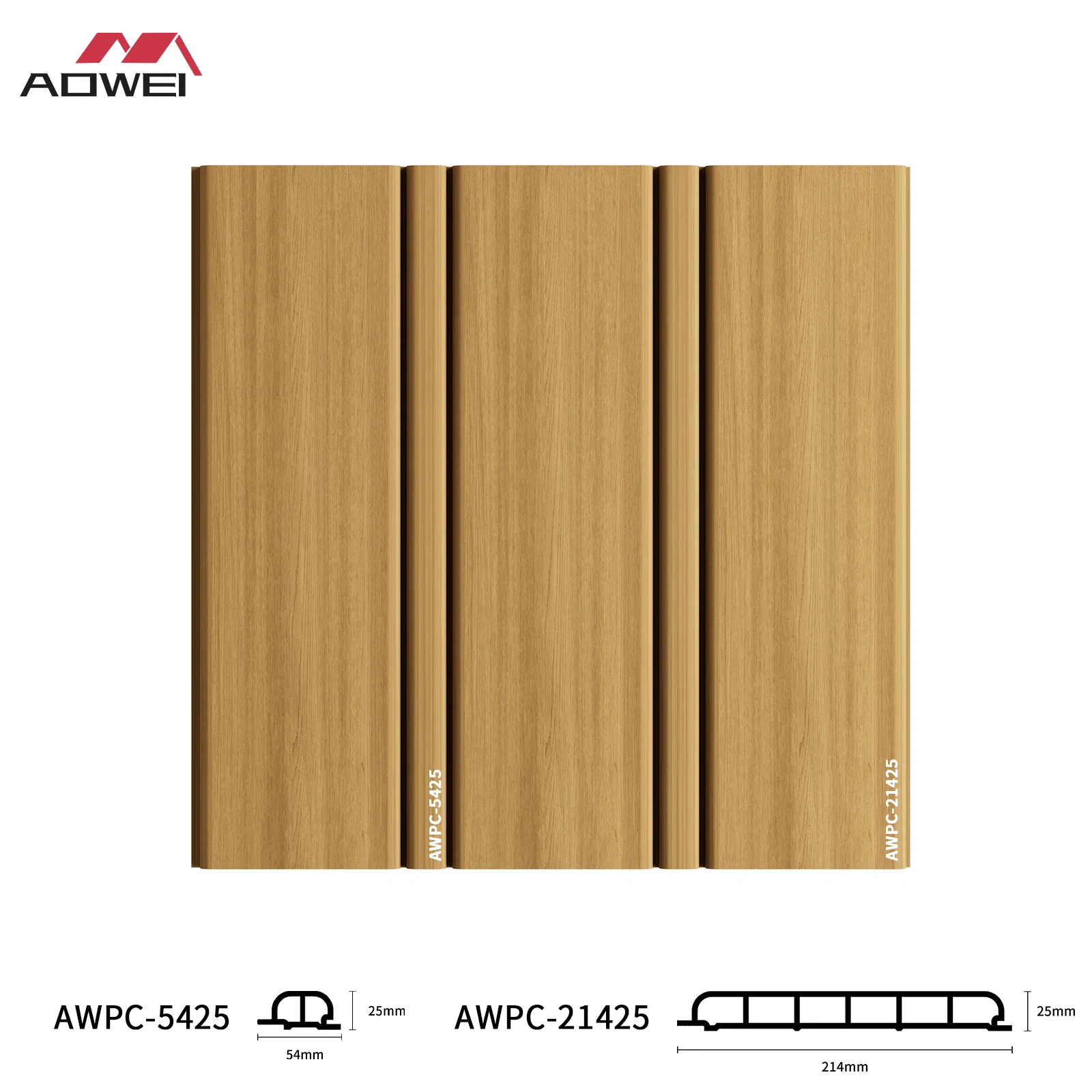 High-Performance WPC Wall Panel with Customized Thickness and Length