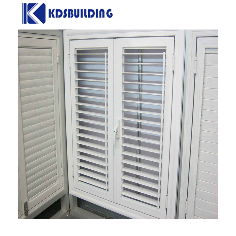 Kdsbuilding Custom Modern Design Waterproof Plantation Blinds Interior and Exterior Aluminum Window Shutters Direct From China