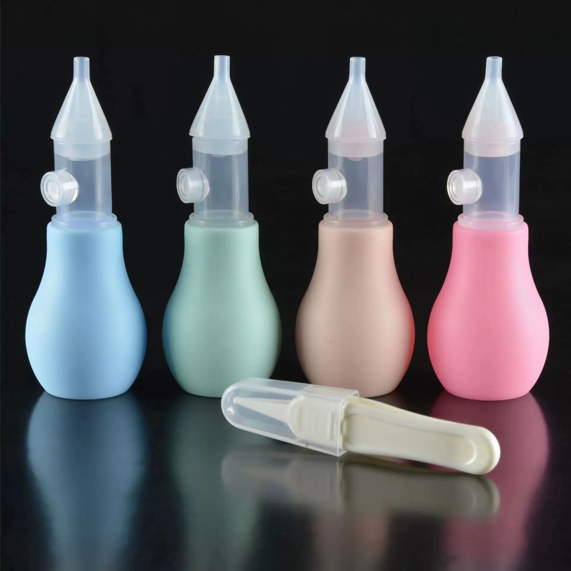 Manual Baby Care Cleaner Silicone Nasal Aspirator