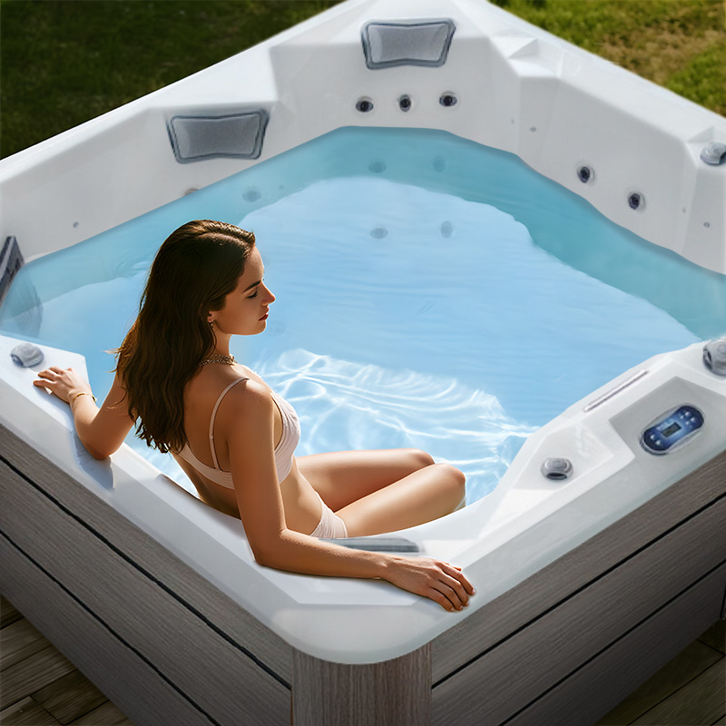 5 People Air Bubble Jet Whirlpool SPA Bath Tub with Automatic Control Function SPA Hot Tub