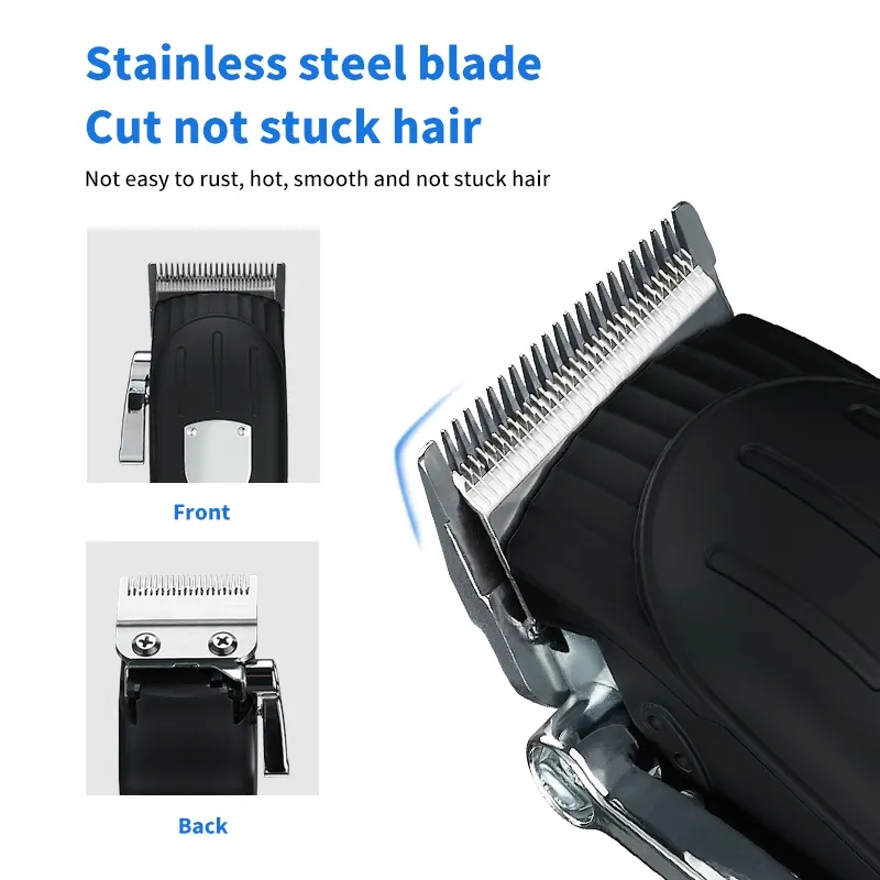 Professional Electric Cordless Hair Cutting Machine USB Charging Electric New Hair Clipper and Shaver Set Barber Hair Clipper