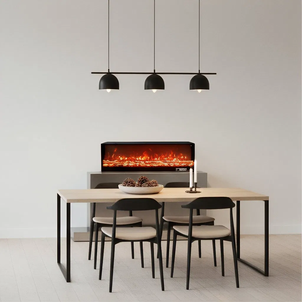 Energy-Efficient LED Electric Fireplace Heater for Cozy Spaces