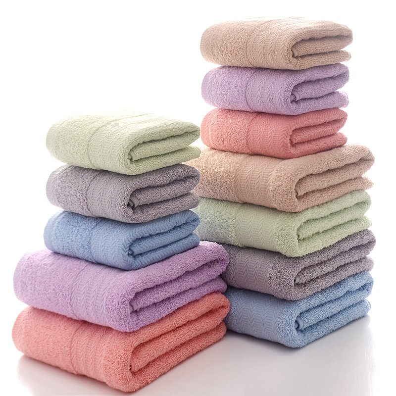 China Wholesale Plain Towels Bath Set Luxury Hotel 100% Cotton Towels