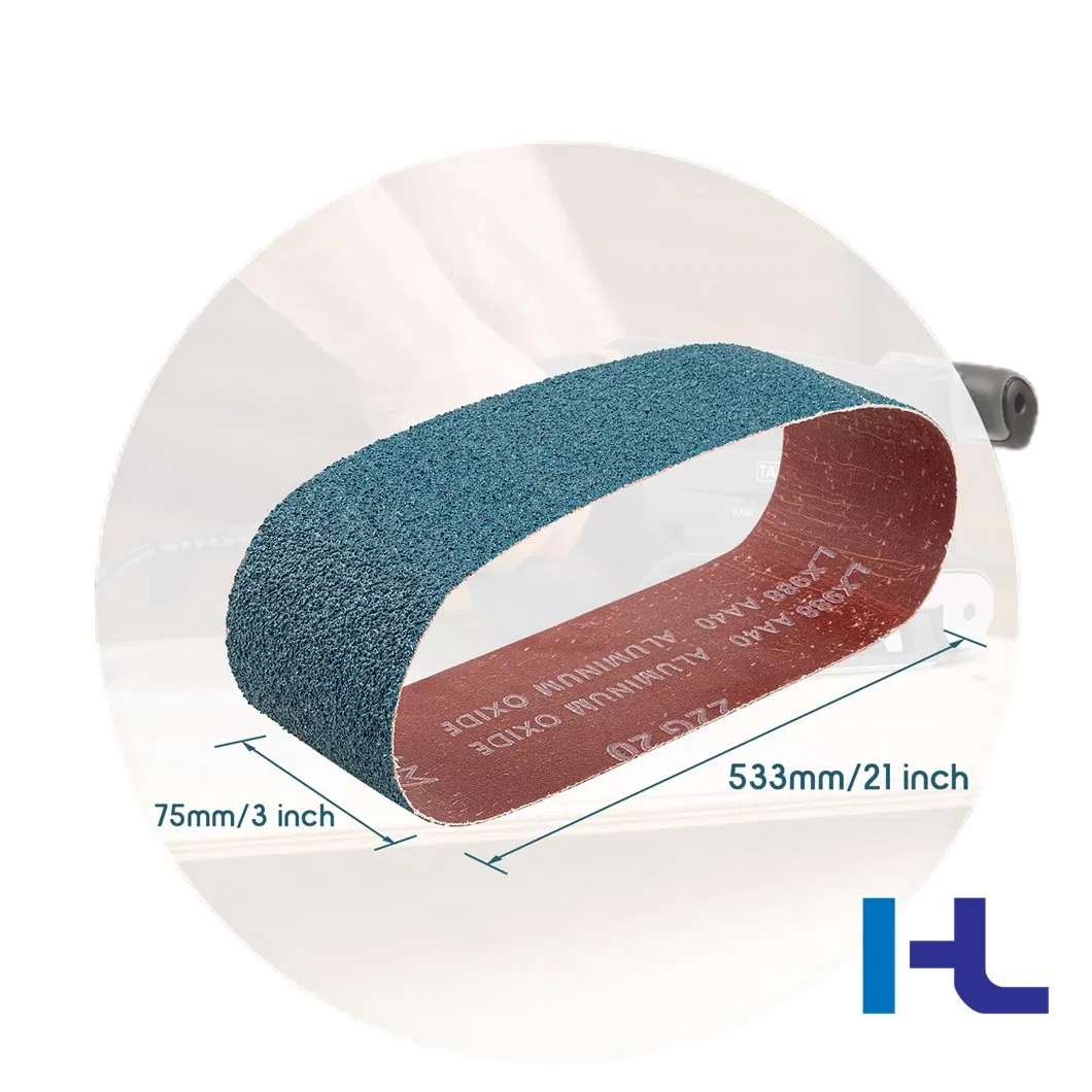 High-Quality Aluminum Oxide Sanding Cloth Belts, Suitable for Grinding Various Surfaces