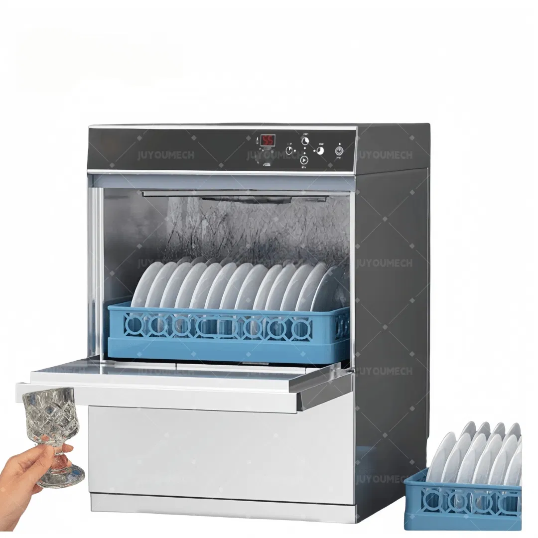 Professional Fully Automatic for Hotel Restaurant Dishwasher Wine Glass Dishwasher Undercounter Dishwasher Machine