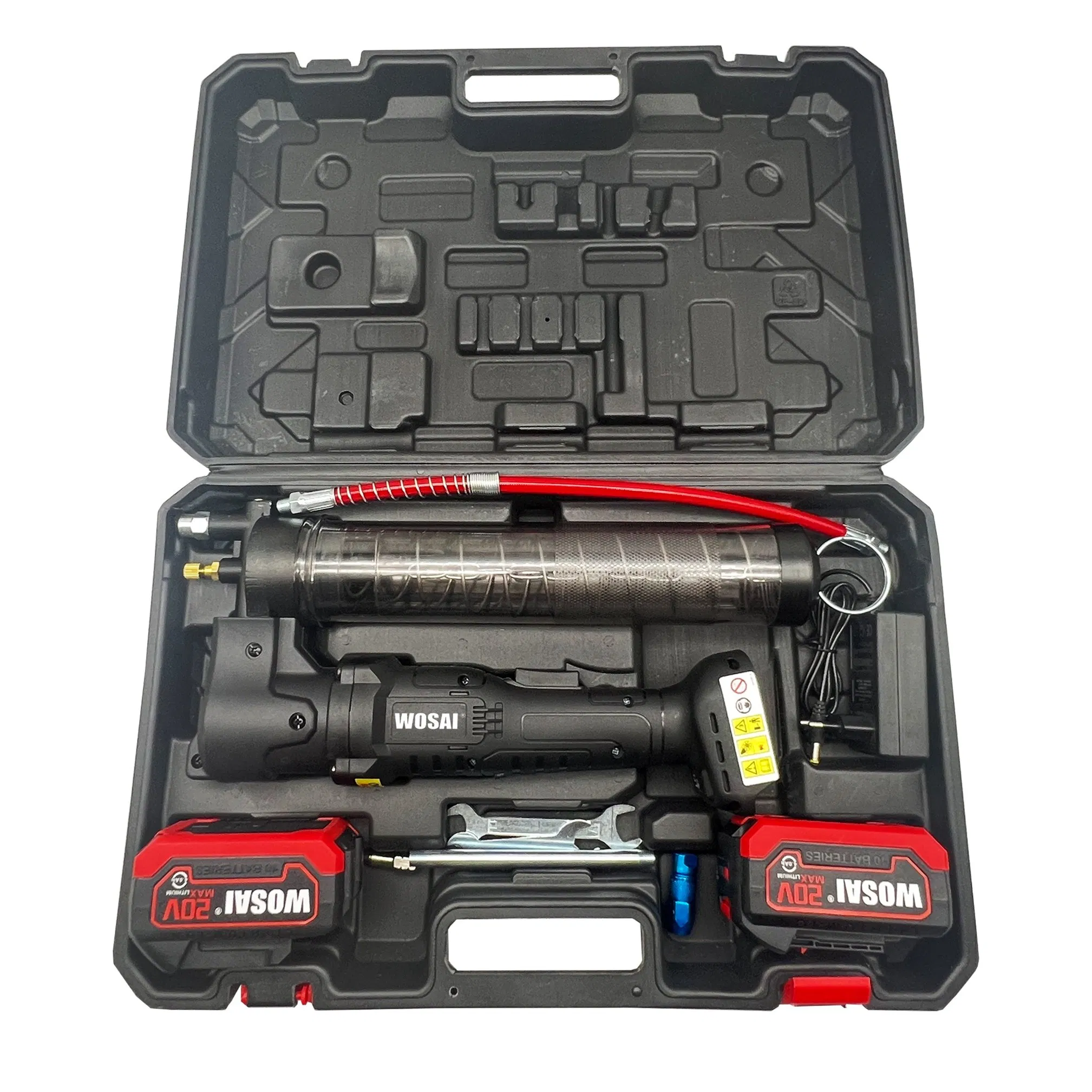 Wosai 600cc Electric High Pressure Portable Grease Gun 20V Cordless Grease Gun Tools