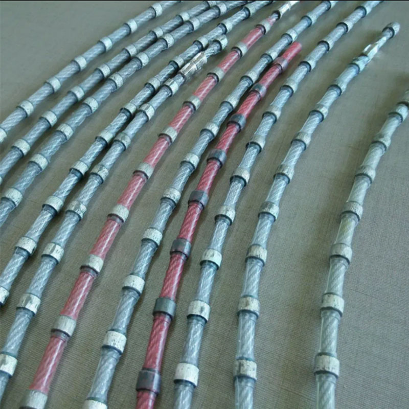 Diamond Wire Saw for Quarrying Stone Cutting Factory for Marble Block Cutting
