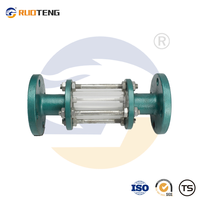 [Ruoteng] Wcb Flange Connected Pipeline PTFE Sight Glass
