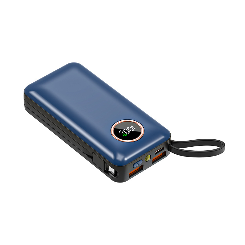 Повербанк 10000 мАч с LED-дисплеем и USB/Type-C