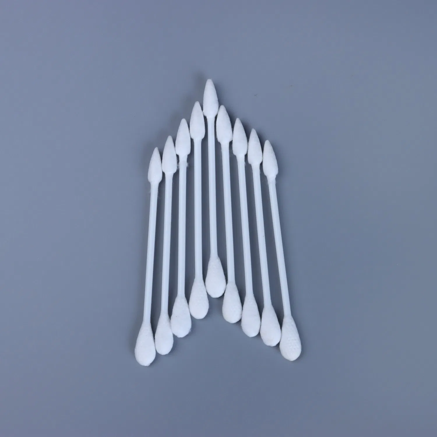 OEM Ear Cleaning Paper Round Jar Flat Lip 100PCS White Cotton Swabs