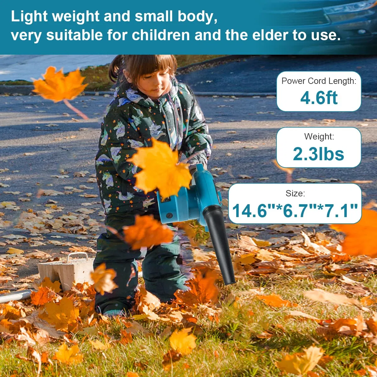 Low Price Electric Leaf Handheld Lightweight Sweeper Portbale Blowing Vacuum Garden Blower