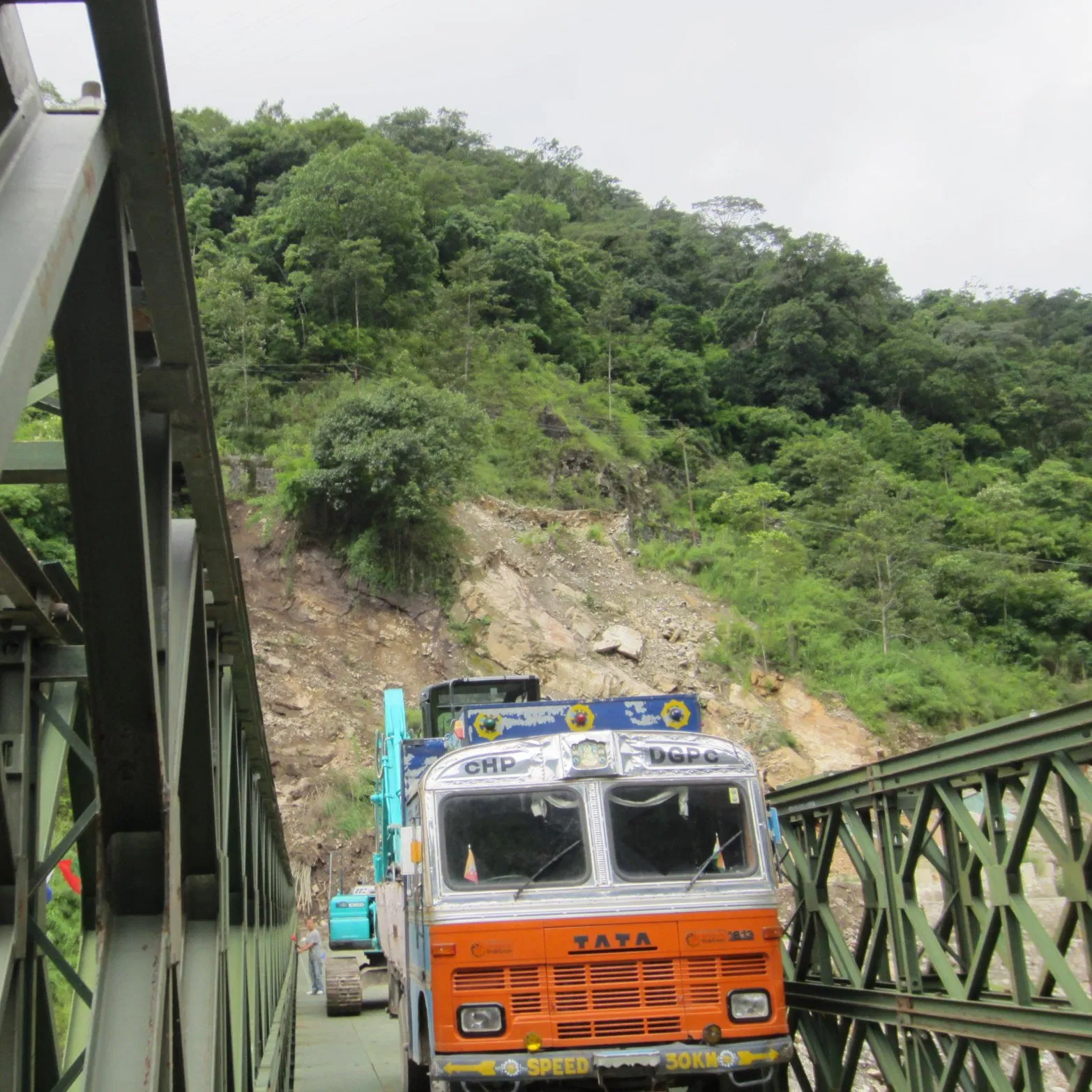 Innovative Galvanized Steel Structure Double Truss Pedestrian Prefabricated Bailey Bridge for Foot Traffic Military/Emergency