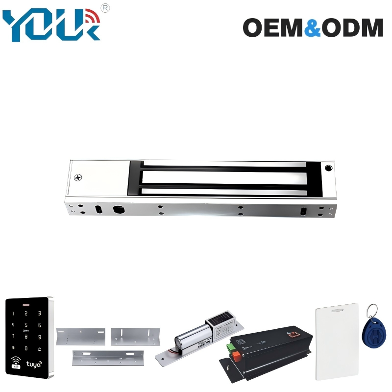 Ys6-180 Factory Wholesale Wireless Mini Key Electro Magnetic Lock with Remote & U Bracket for Auto-Door & Aluminum Single/Double Doors & Gate Outdoor