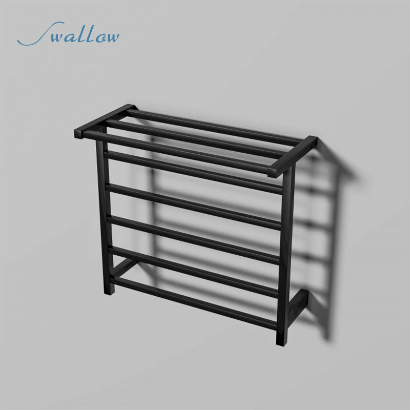 5-Bar Electric Towel Warmer in Brushed Stainless Steel