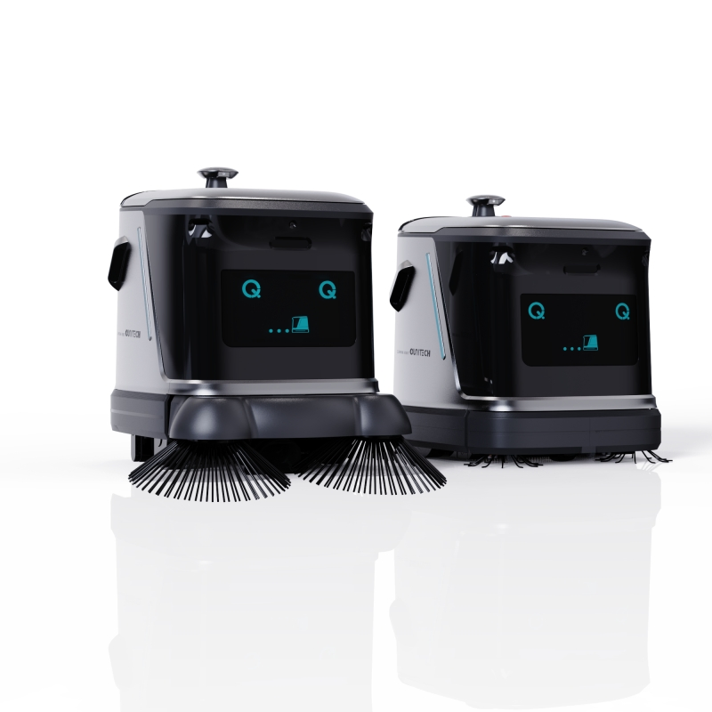 Automated Commercial Cleaning Machine Powerful Scrubbing Sweeping Vacuuming Robot