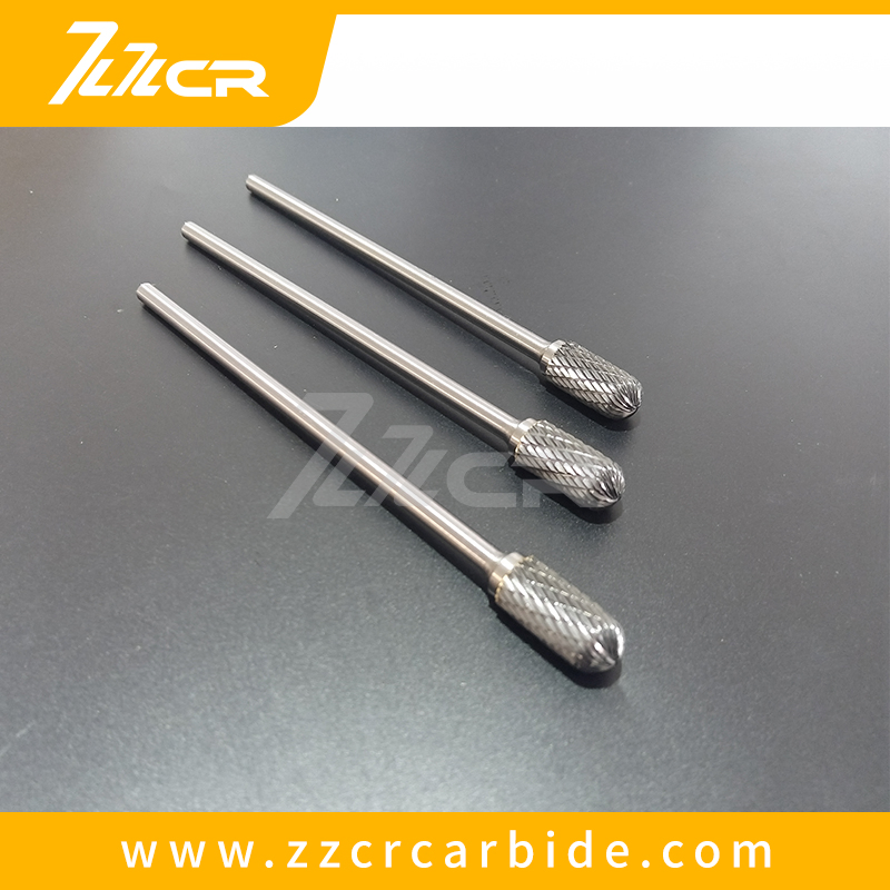 Zzcr Customized Long Shank C1225 150mm Carbide Rotary Burrs