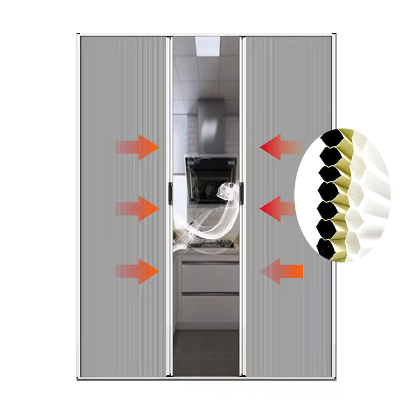 Wholesale Non Woven Window Cellular Honeycomb Blinds Fabric Aluminum Frame Black Day and Night Honeycomb Curtain