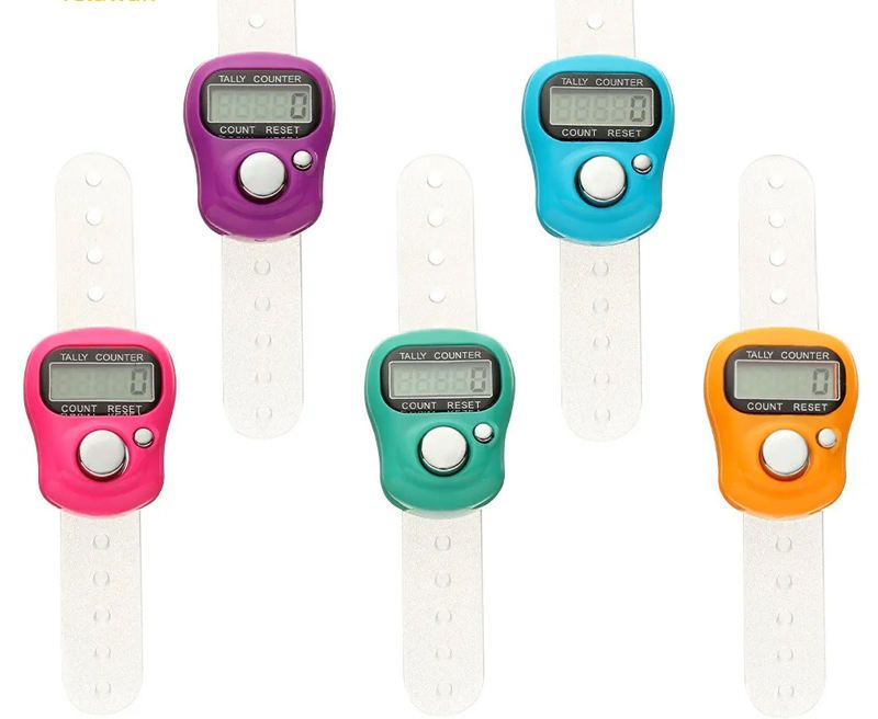 Factory Price Electronic Finger Counters Plastic Clicker Number Tasbeeh Tally Counter