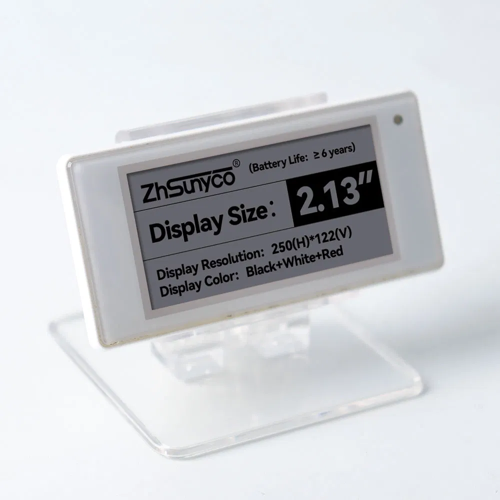 2.13'' E-Ink ESL Label - Ultra-Low Power Electronic Price Tag for Retail Stm32 Loss Protection Critical Timing