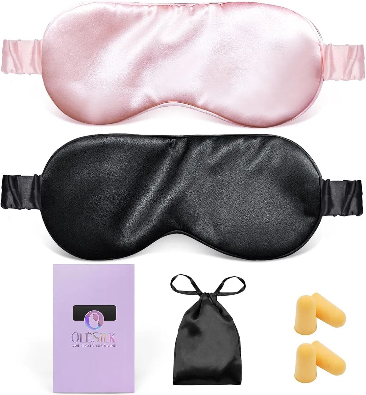 Factory Silk Gel Eye Mask for Sleeping Double Layer Filling and Elastic Strap
