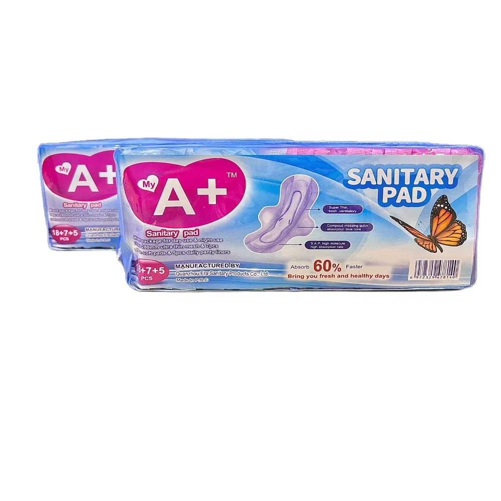 Lady Period Disposable Biodegradable China Wholesale Anion Sanitary Napkins Super Absorbency