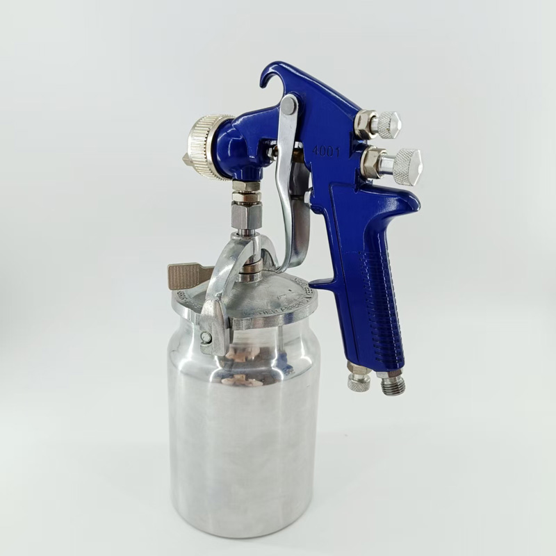 Краскопульт пневматический 1000cc 1.7мм с гравитационной подачей