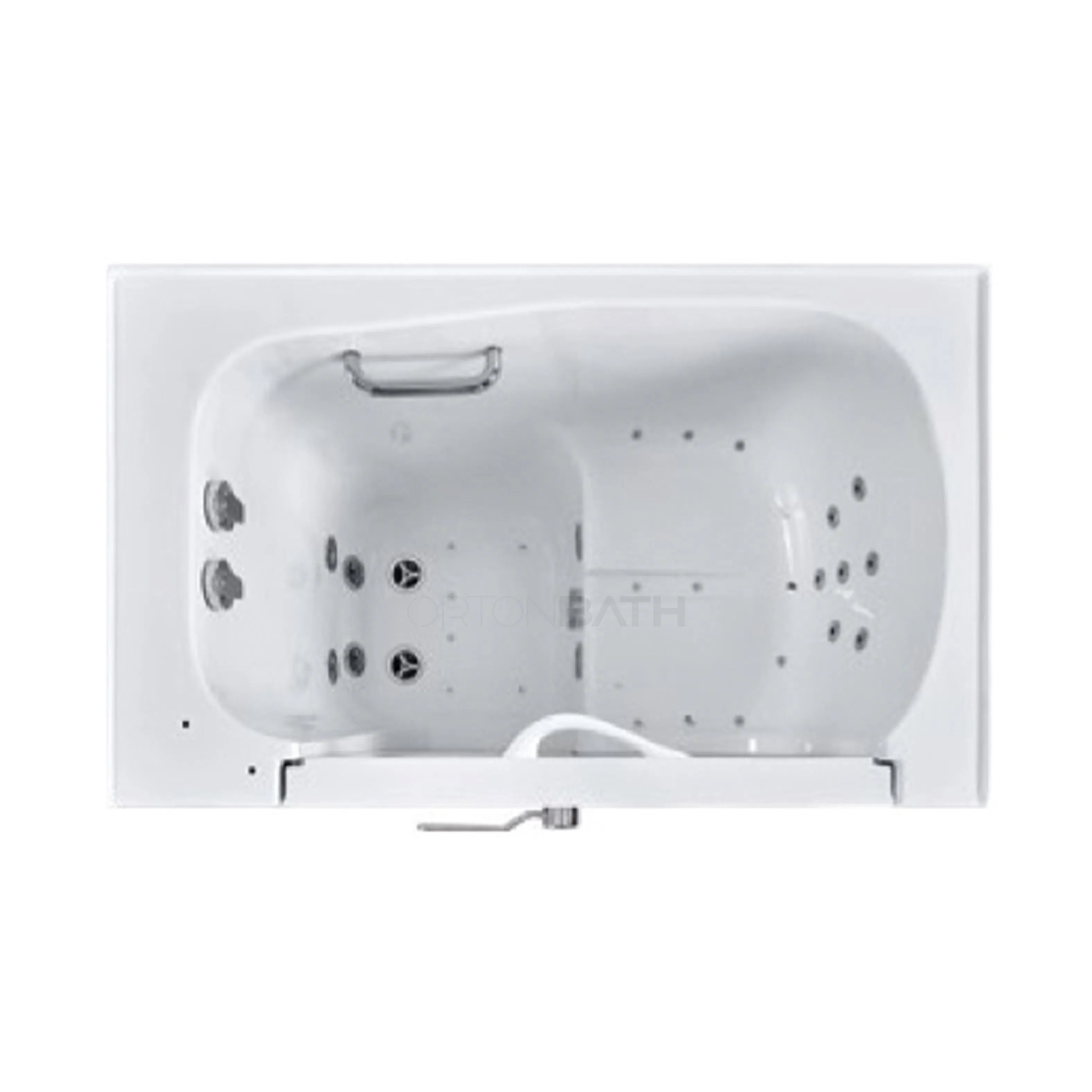 Ortonbath Senior Bathtub Walk-in Bathtubs for Seniors Carefree Bathing Walk-in Tubs Bathtubs for Elderly Handicap Accessible