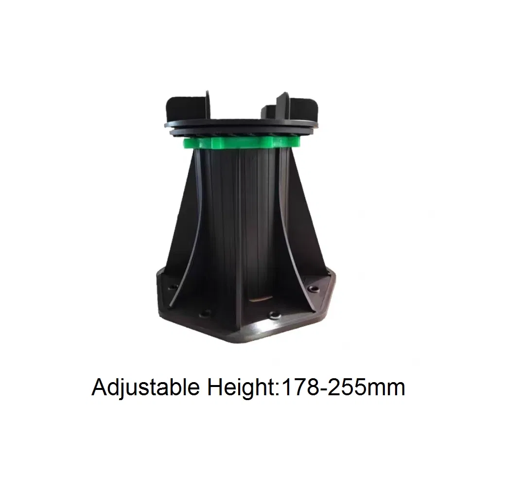 Adjustable Self-Leveling Engineered Plastic Pedestal for Decking Board