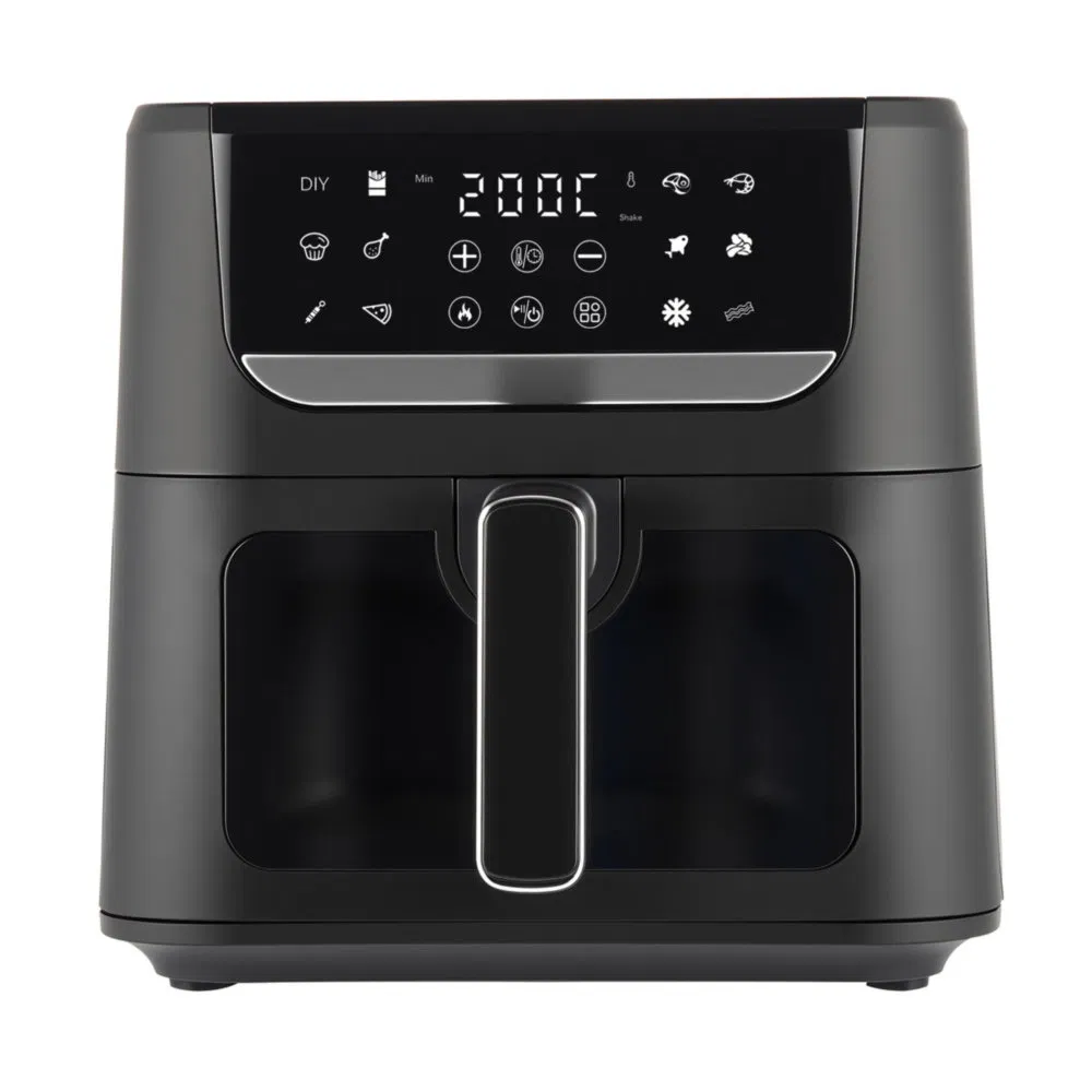 Safe 6L Customizable Touch Screen Air Deep Fryer for Family Gathering