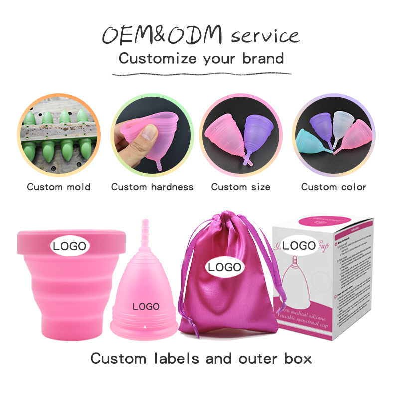 Manufacturing Process Menstrual Cup 100% Medical Silicone Copa Menstruelle Reusable Menstrual Easy Cup