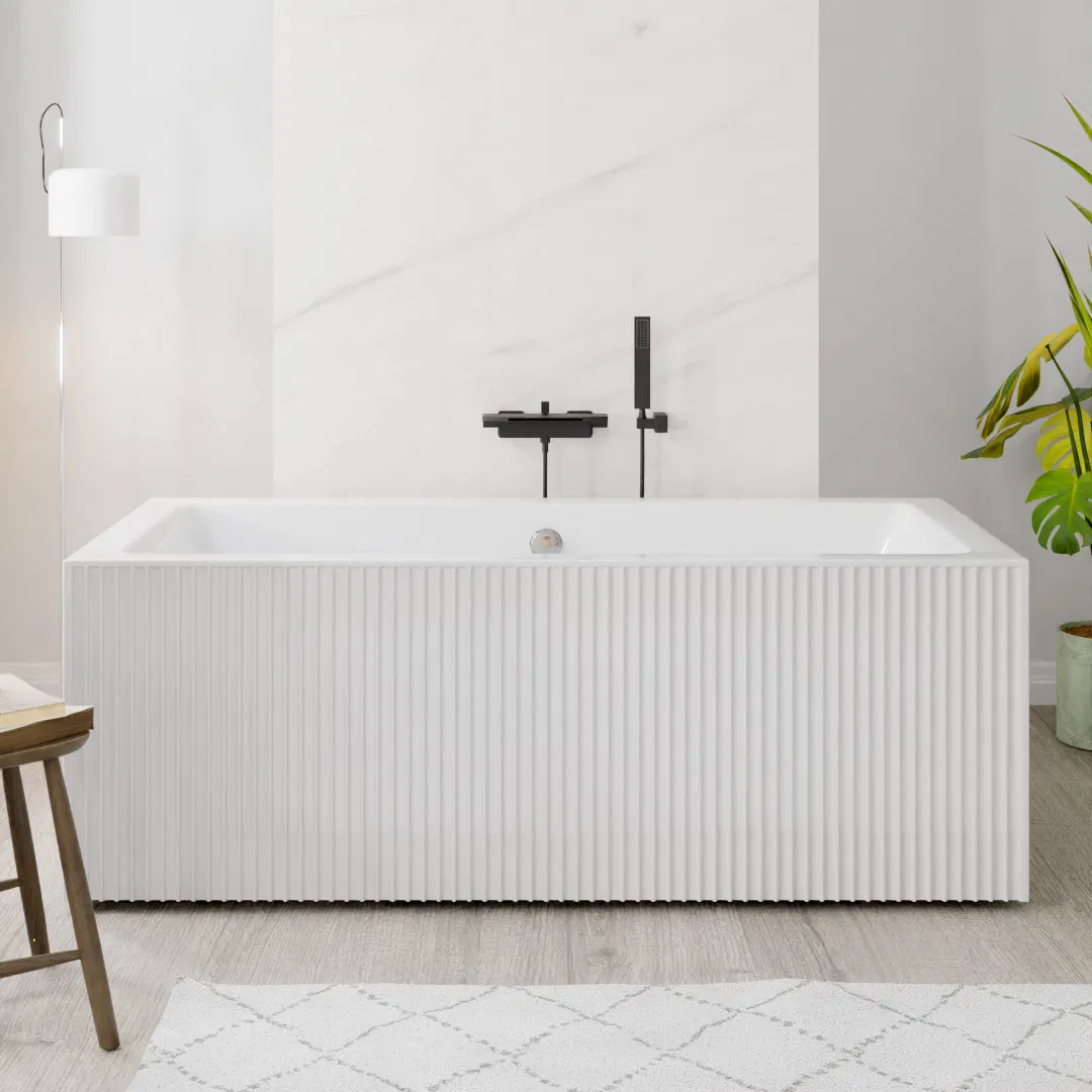 Акриловая ванна для замачивания с полосатым дизайном