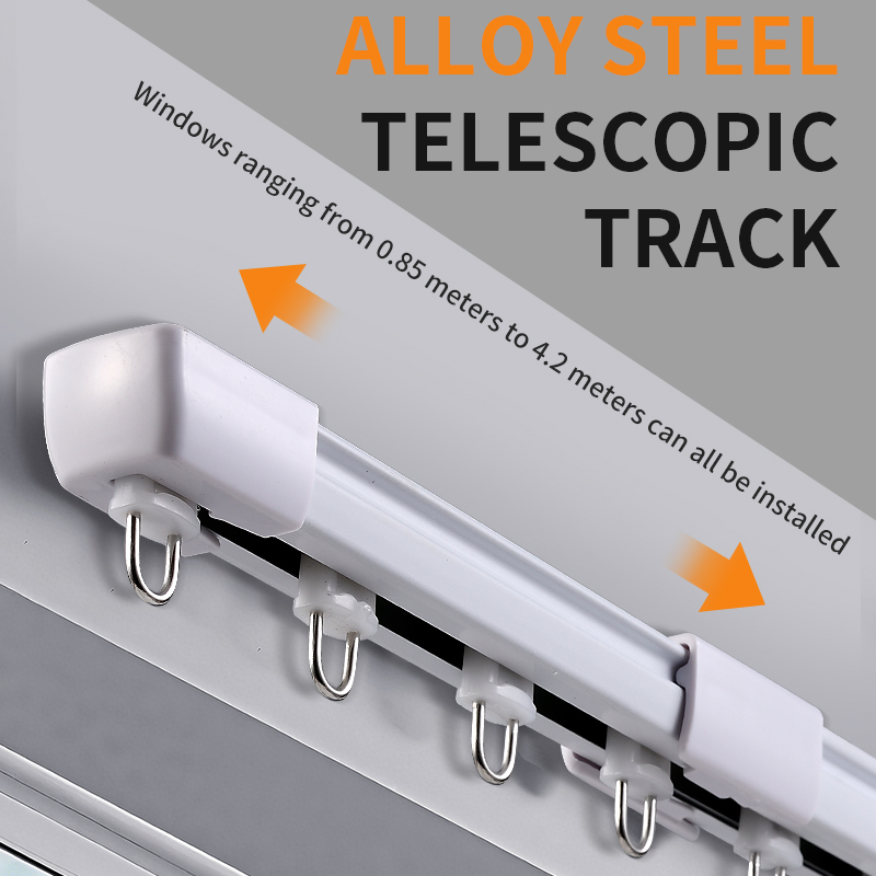 Large Hotel Window Special Best-Selling Silent Retractable Curtain Track
