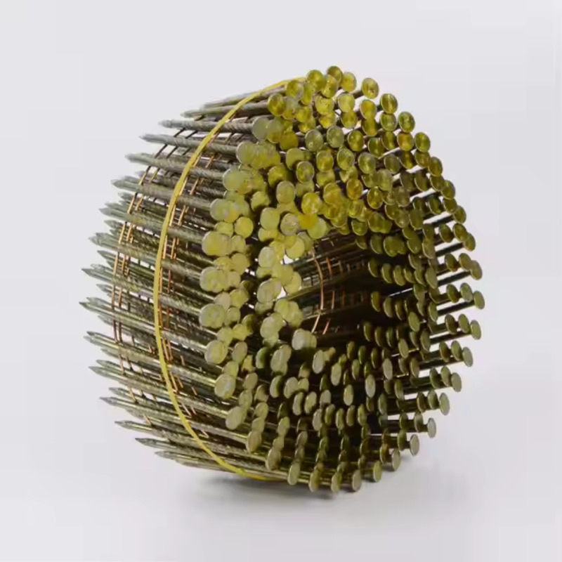 304 Stainless Steel Galvanized Screw Spiral Shank Coil Nails Pallets Coil Nails Clavos Helicoidal