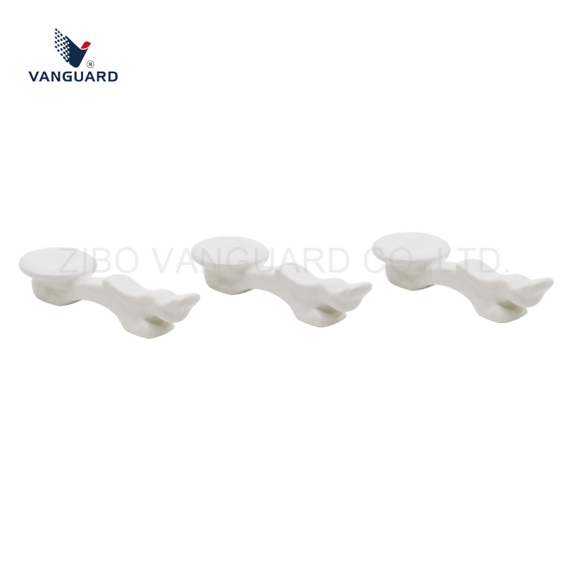Restaurant Healthy OEM Ceramic Chopstick Rest White Porcelain Chopstick Stand