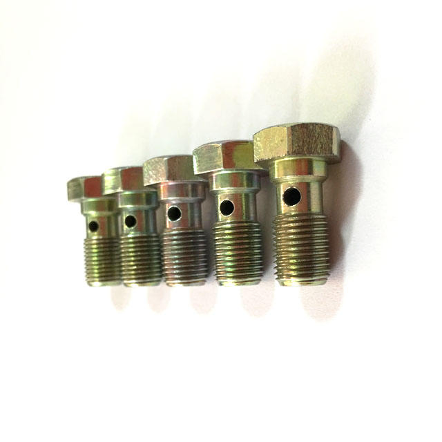 Болт тормозной банжо M10x1 из углеродистой стали