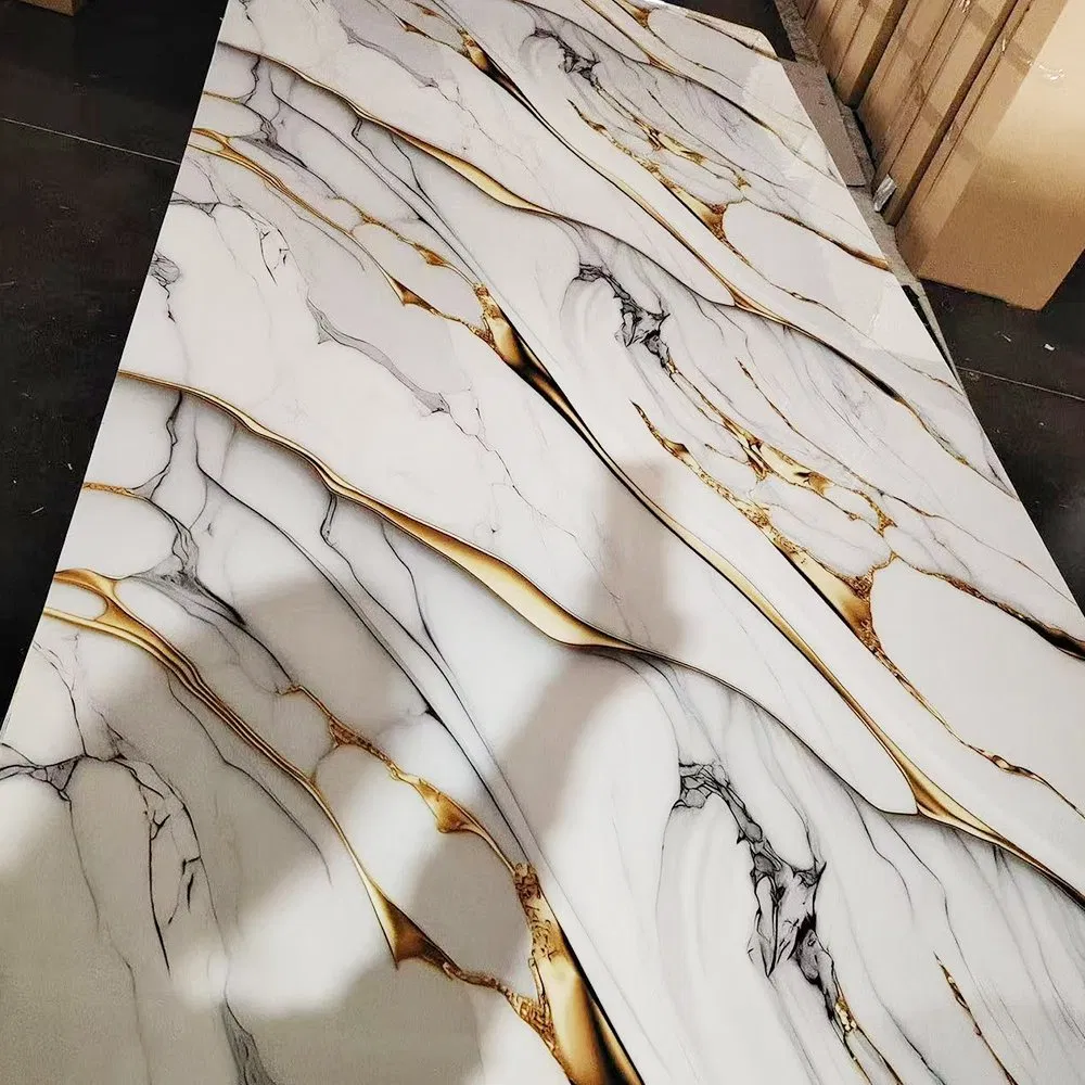 Самоклеящиеся ПВХ панели под мрамор для стен