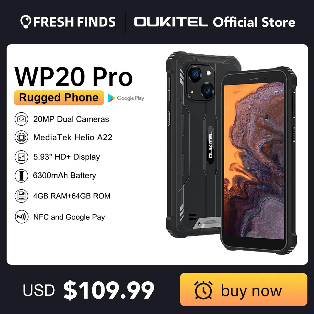 Смартфон Oukitel WP20 PRO защищенный с большой батареей